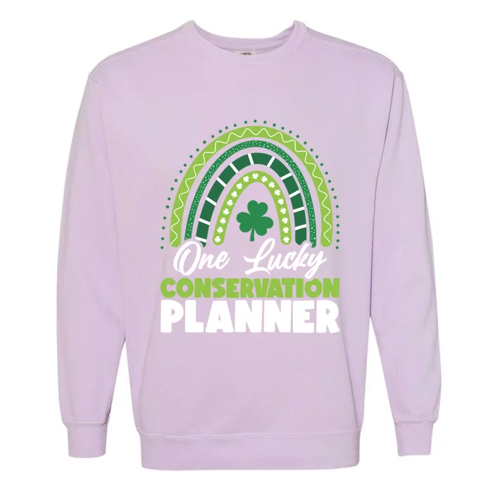 St Patricks Day One Lucky Conservation Planner Gift Garment-Dyed Sweatshirt