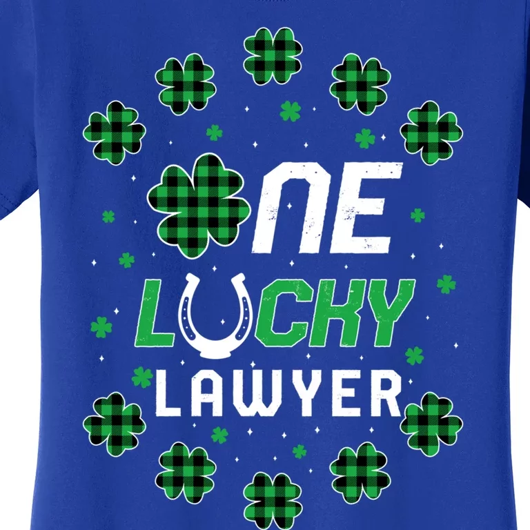 St Patricks Day Prek Kinder One Lucky Lawyer Great Gift Women's T-Shirt