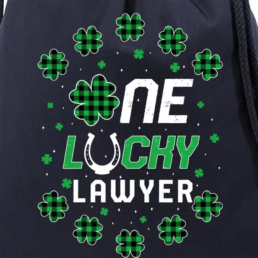 St Patricks Day Prek Kinder One Lucky Lawyer Great Gift Drawstring Bag