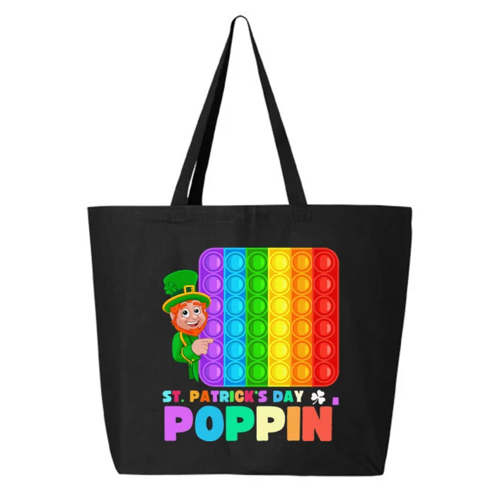 Saint Patrick's Day Is Poppin Pop It Fidet Toy St. Pattys 25L Jumbo Tote