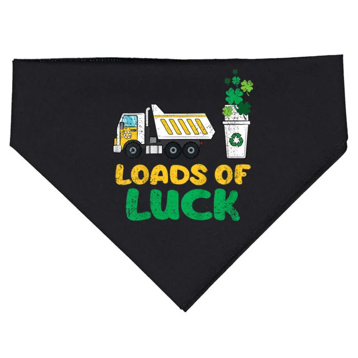 St Patricks Day Loads Of Luck Truck USA-Made Doggie Bandana