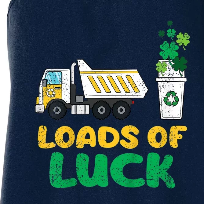 St Patricks Day Loads Of Luck Truck Women's Racerback Tank