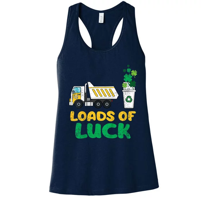 St Patricks Day Loads Of Luck Truck Women's Racerback Tank