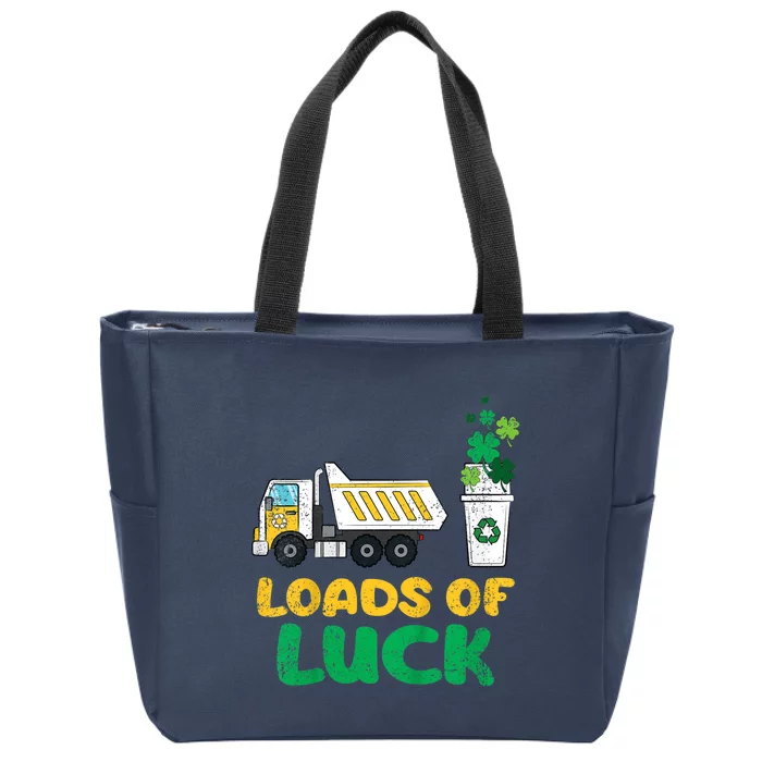 St Patricks Day Loads Of Luck Truck Zip Tote Bag