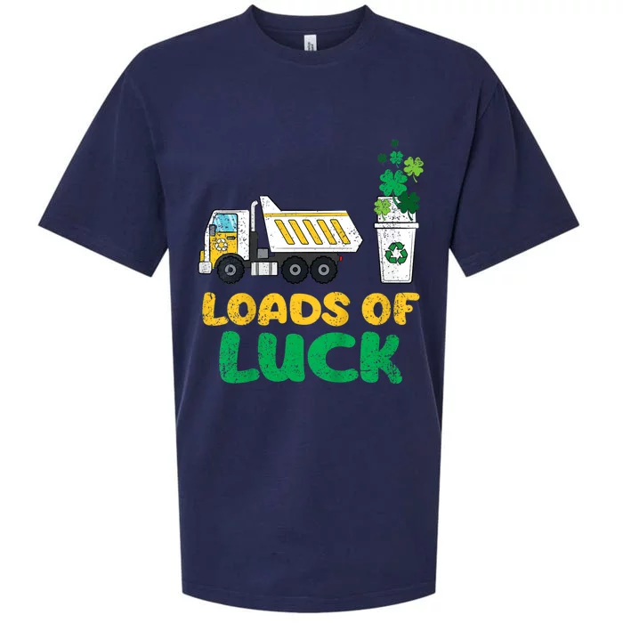 St Patricks Day Loads Of Luck Truck Sueded Cloud Jersey T-Shirt