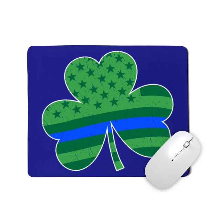 St Patricks Day Shamrock Irish American Police Officer Cop Cute Gift Mousepad