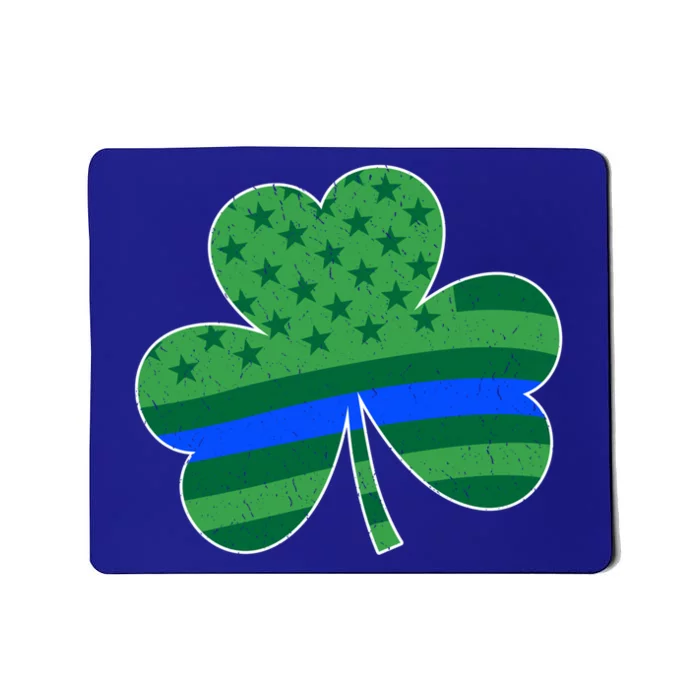 St Patricks Day Shamrock Irish American Police Officer Cop Cute Gift Mousepad