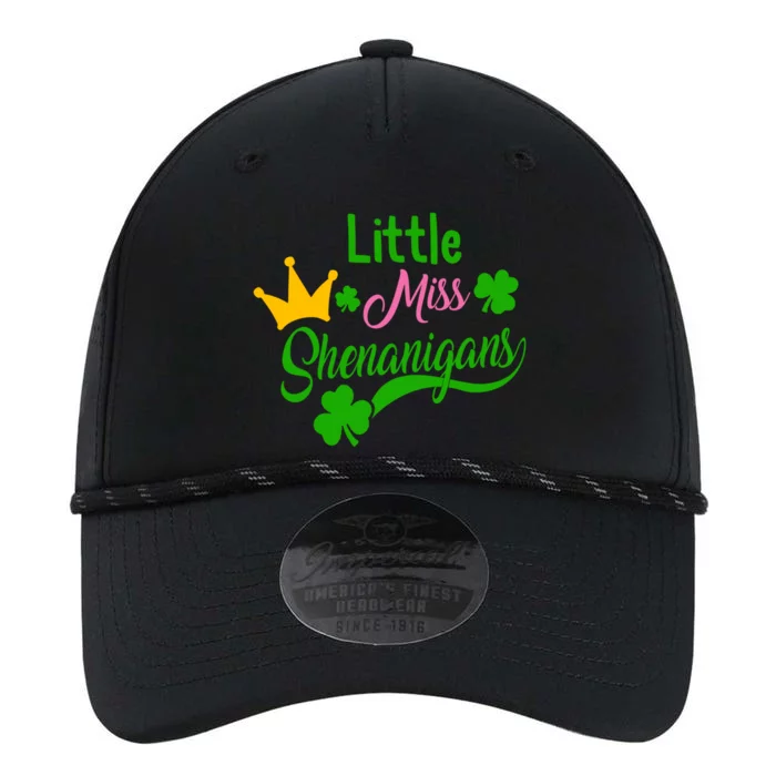 St Patricks Day Little Miss Shenanigans Irish Shamrock Meaningful Gift Performance The Dyno Cap