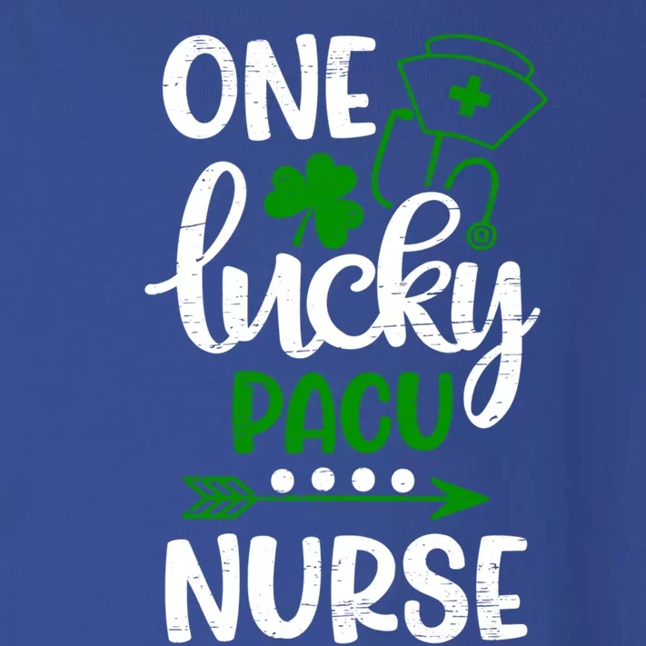 St Patrick`s Day Irish One Lucky Pacu Nurse Hospital Doctor Gift Toddler Long Sleeve Shirt