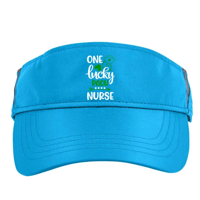 St Patrick`s Day Irish One Lucky Pacu Nurse Hospital Doctor Gift Adult Drive Performance Visor