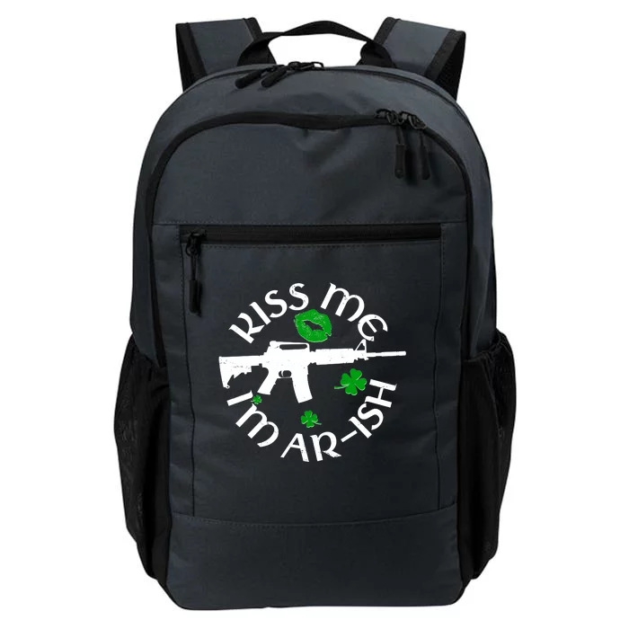 St Patricks Day Kiss Me Im Arish Ar Gun Daily Commute Backpack