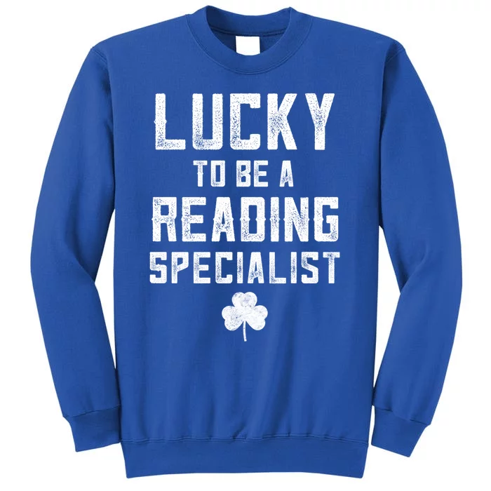 St Patricks Day Reading Specialisgift Lucky Book Teacher Great Gift Sweatshirt