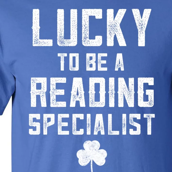 St Patricks Day Reading Specialisgift Lucky Book Teacher Great Gift Tall T-Shirt