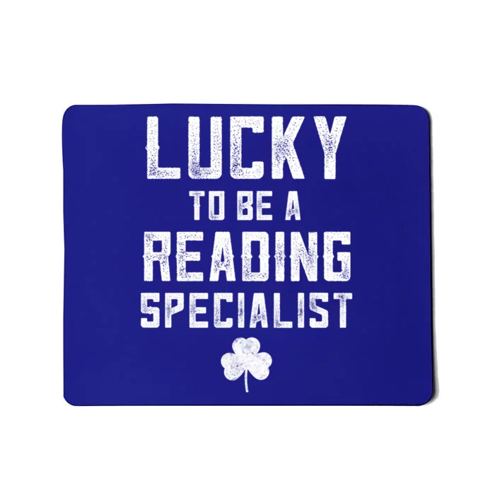 St Patricks Day Reading Specialisgift Lucky Book Teacher Great Gift Mousepad