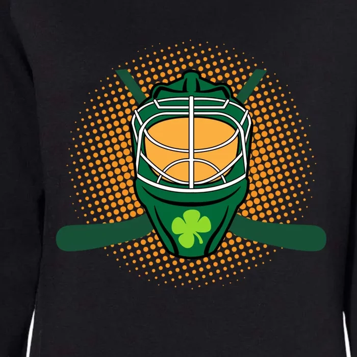 St Patricks Day Ice Hockey Lover Player Irish Green Graphic Cool Gift Womens California Wash Sweatshirt