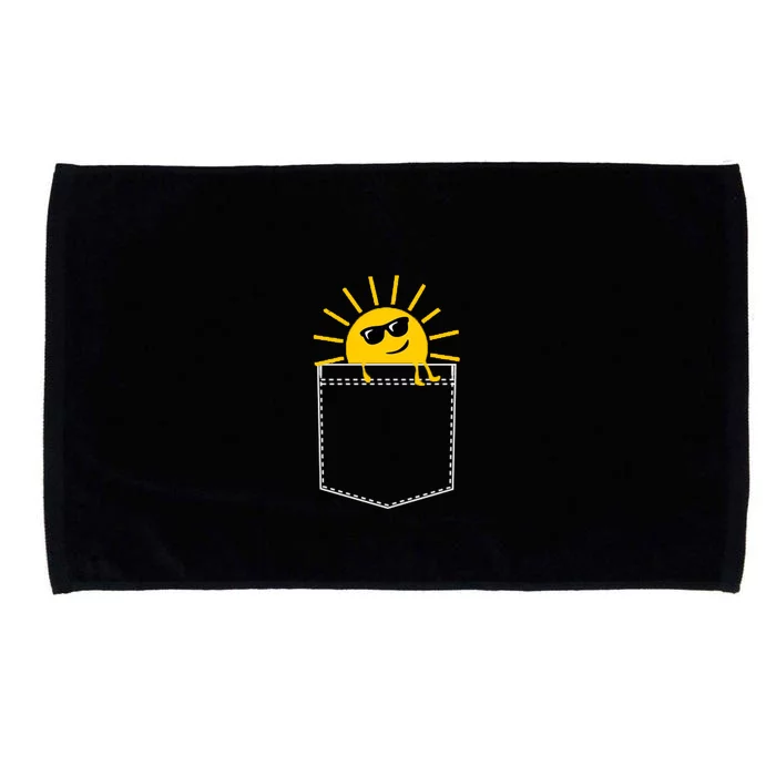 Sunrise Pocket Design Microfiber Hand Towel