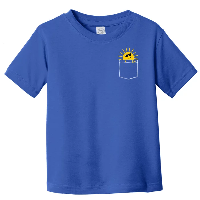 Sunrise Pocket Design Toddler T-Shirt