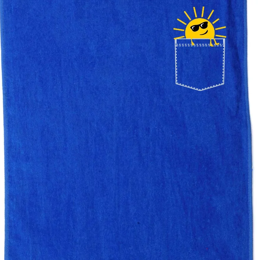 Sunrise Pocket Design Platinum Collection Golf Towel