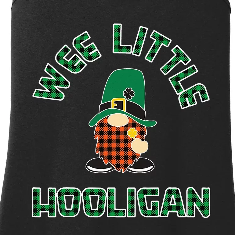 St Patricks Day Wee Little Hooligan Funny Ladies Essential Tank