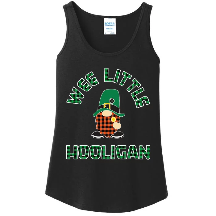 St Patricks Day Wee Little Hooligan Funny Ladies Essential Tank