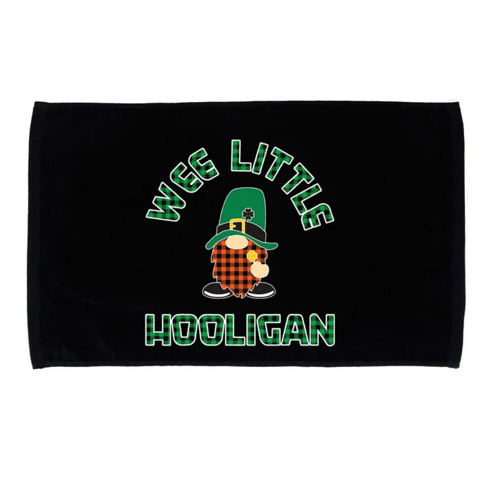 St Patricks Day Wee Little Hooligan Funny Microfiber Hand Towel