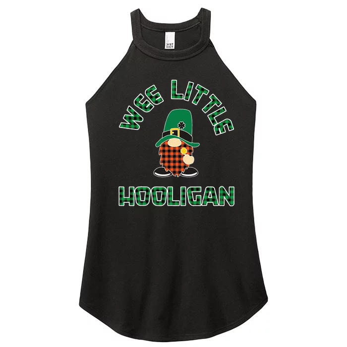 St Patricks Day Wee Little Hooligan Funny Women’s Perfect Tri Rocker Tank