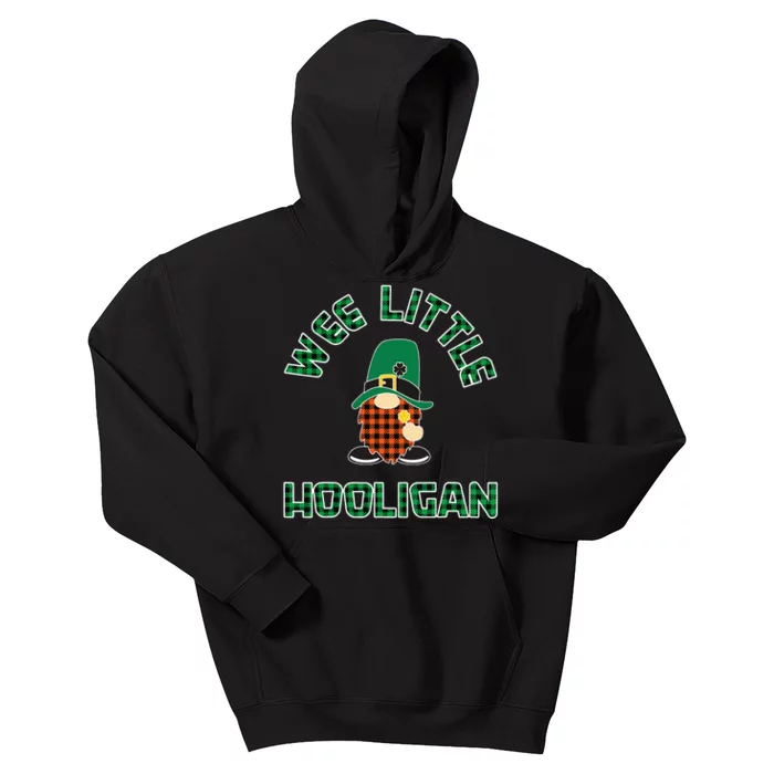 St Patricks Day Wee Little Hooligan Funny Kids Hoodie