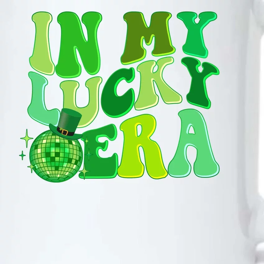 St Patricks Day In My Lucky Era Disco Ball Black Color Changing Mug