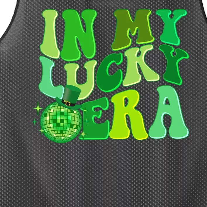 St Patricks Day In My Lucky Era Disco Ball Mesh Reversible Basketball Jersey Tank