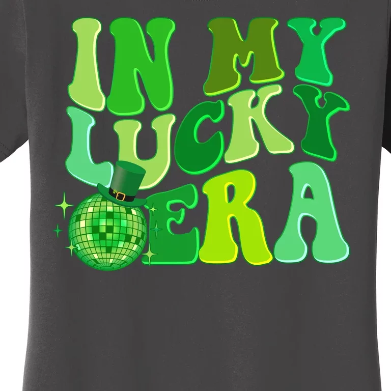 St Patricks Day In My Lucky Era Disco Ball Women's T-Shirt