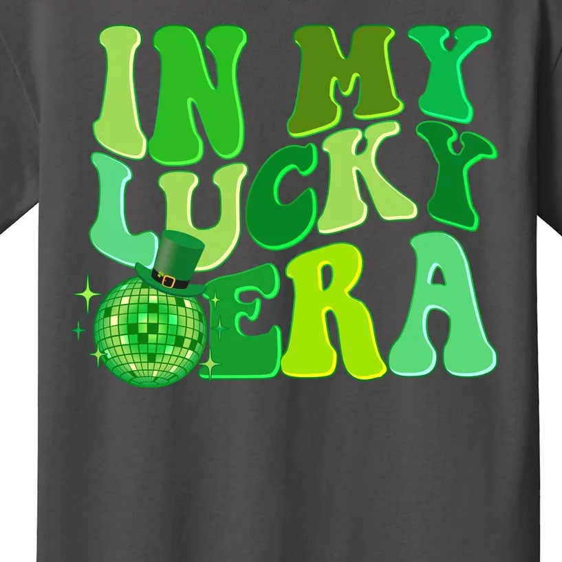 St Patricks Day In My Lucky Era Disco Ball Kids T-Shirt