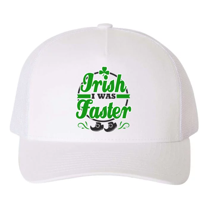 St Patricks Day Marathon Running Runner Irish Faster Funny Gift Yupoong Adult 5-Panel Trucker Hat