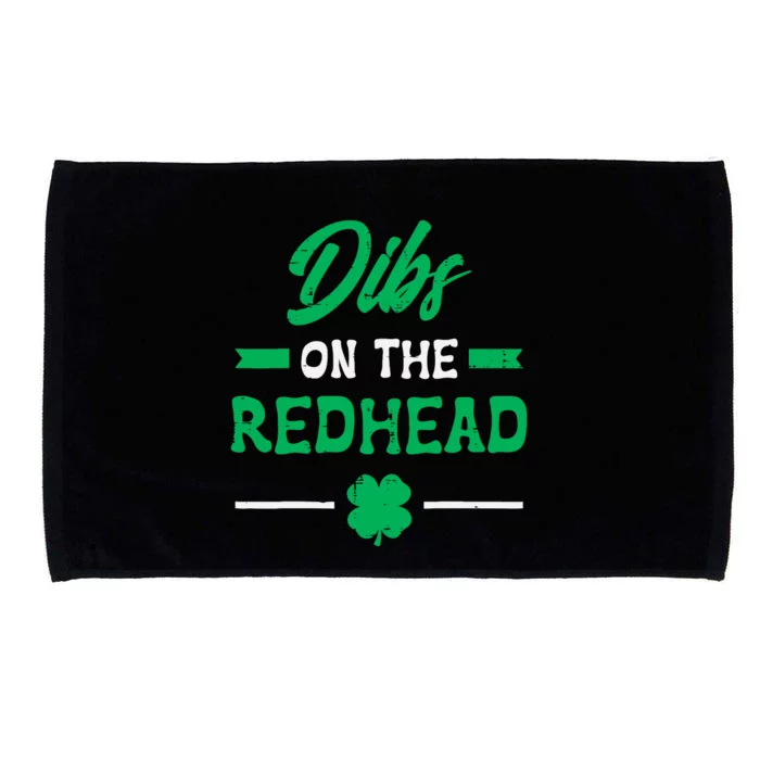 St Patricks Day Dibs Redhead Saint Pattys Paddys Microfiber Hand Towel