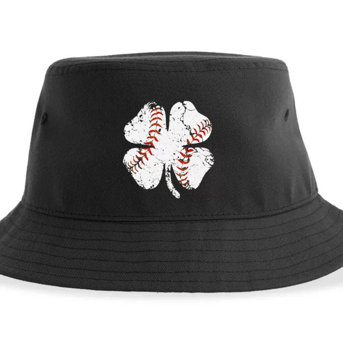 St Patricks Day Shamrock Baseball Saint Paddy's Sustainable Bucket Hat