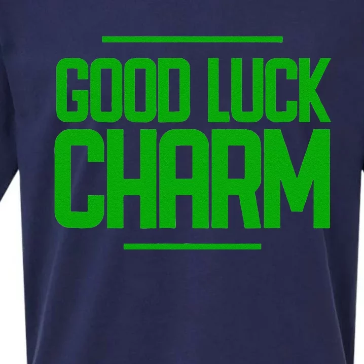 St. Patty Day Saint Patrick's Day Good Luck Charm Sueded Cloud Jersey T-Shirt