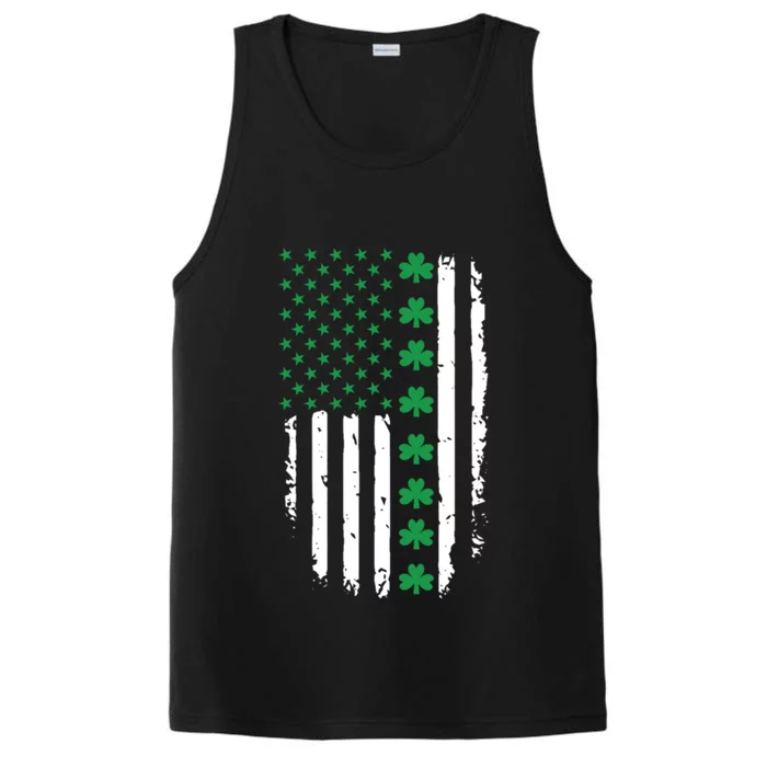 St Patrick's Day Irish American Flag Patty's Day Gift Performance Tank