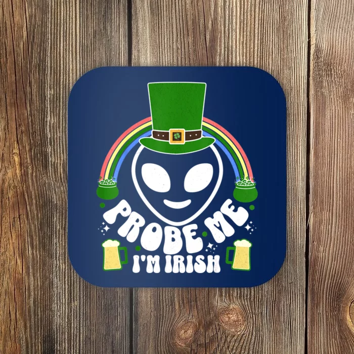 St Paddys Day I'm Irish Funny St Patricks Day Alien Coaster