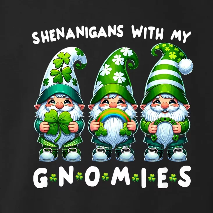 St Patricks Day Shenanigans With My Gnomies Toddler Hoodie