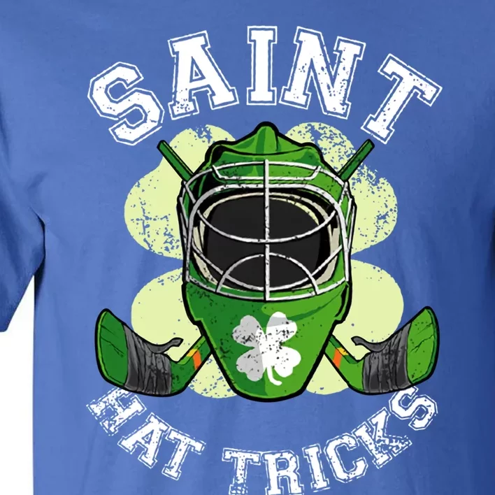 St Patricks Day Saint Hat Tricks Hockey Shamrock Great Gift Tall T-Shirt