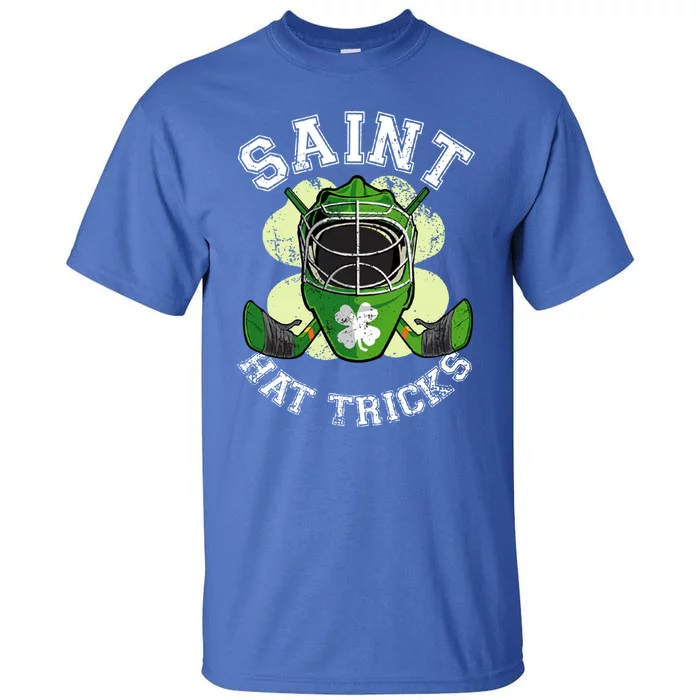 St Patricks Day Saint Hat Tricks Hockey Shamrock Great Gift Tall T-Shirt