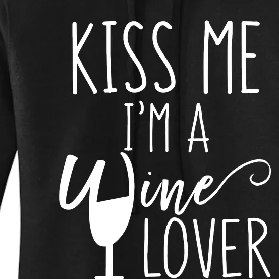 Saint Patricks Day Wine Glass Funny Quote Wine Lover Women's Pullover Hoodie