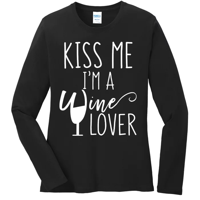 Saint Patricks Day Wine Glass Funny Quote Wine Lover Ladies Long Sleeve Shirt