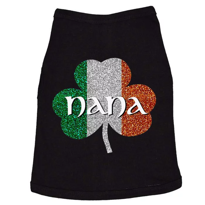 Saint Patrick's Day Nana Fun Grandmother Gift Doggie Tank