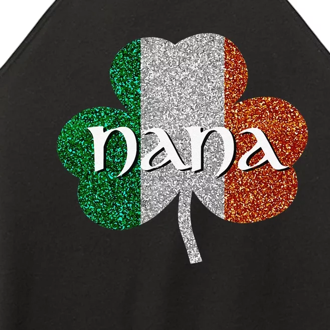 Saint Patrick's Day Nana Fun Grandmother Gift Women’s Perfect Tri Rocker Tank