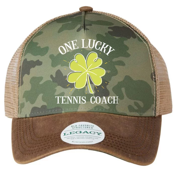 St Patricks Day Gift Lucky Tennis Coach Gift Legacy Tie Dye Trucker Hat