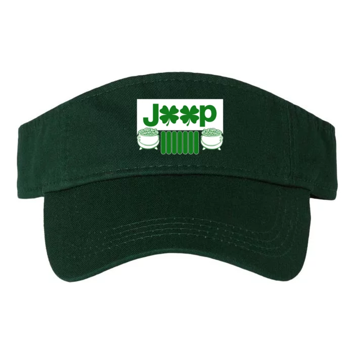 St Patrick's Day Shamrock Grille Valucap Bio-Washed Visor