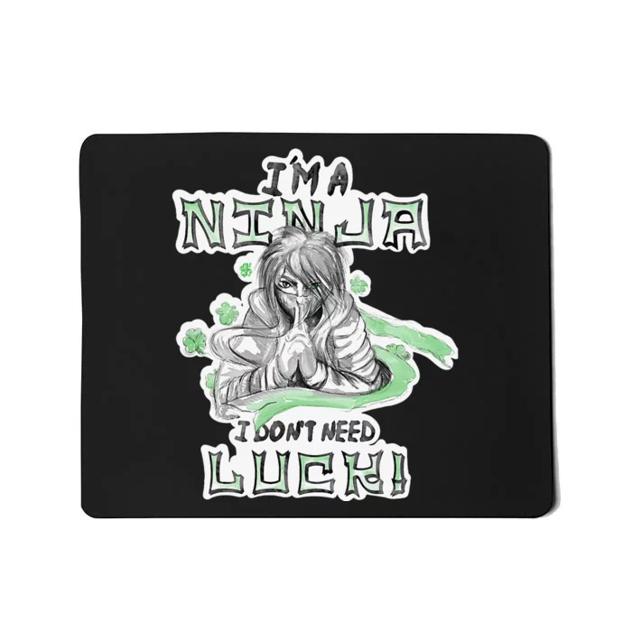 Saint Patrick's Day Ninja Anime Lovers Mousepad