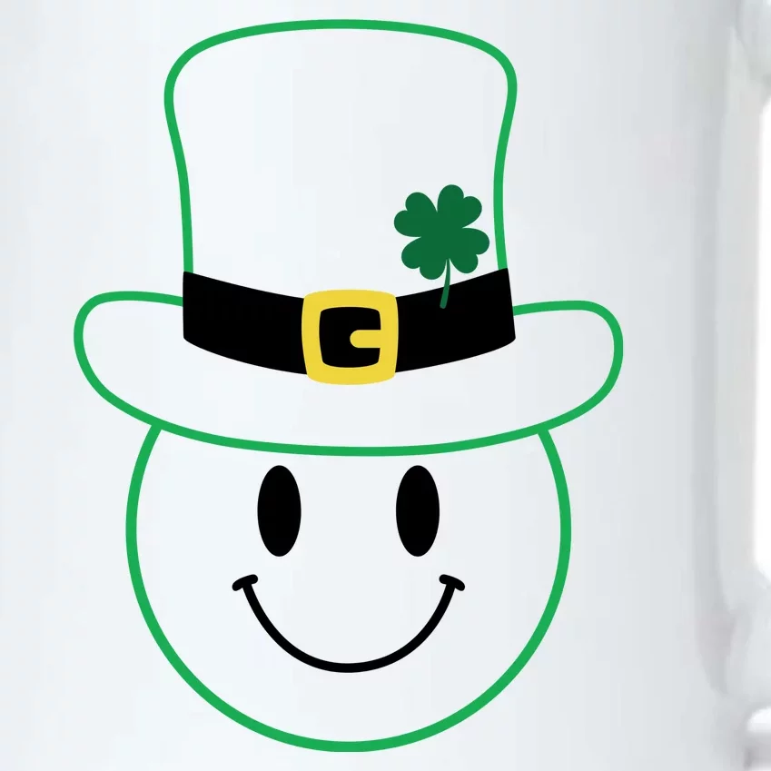 St Patrick's Day Smiley Face Holiday Black Color Changing Mug