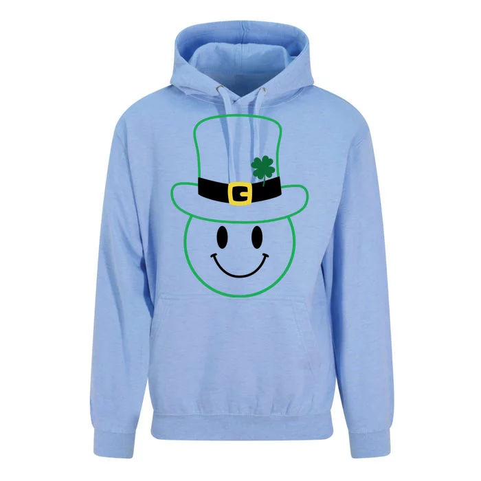 St Patrick's Day Smiley Face Holiday Unisex Surf Hoodie