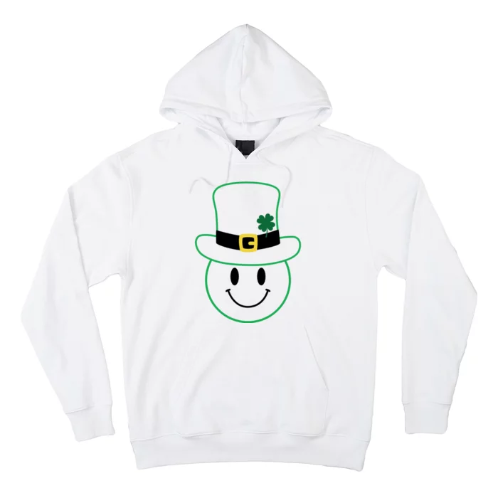 St Patrick's Day Smiley Face Holiday Hoodie